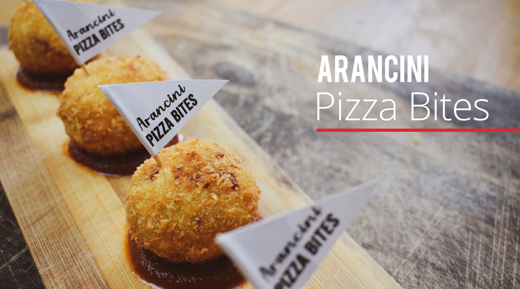 Deeliver Arancini Pizza Bites