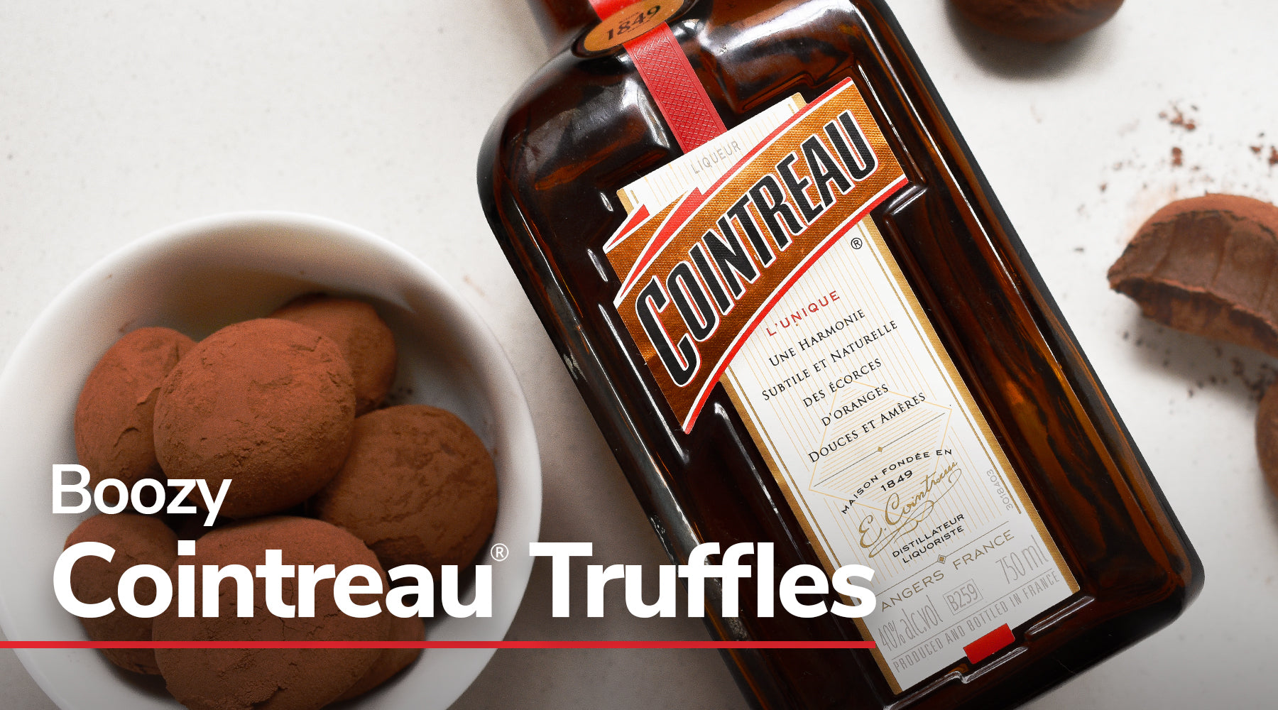 Boozy Cointreau Truffles