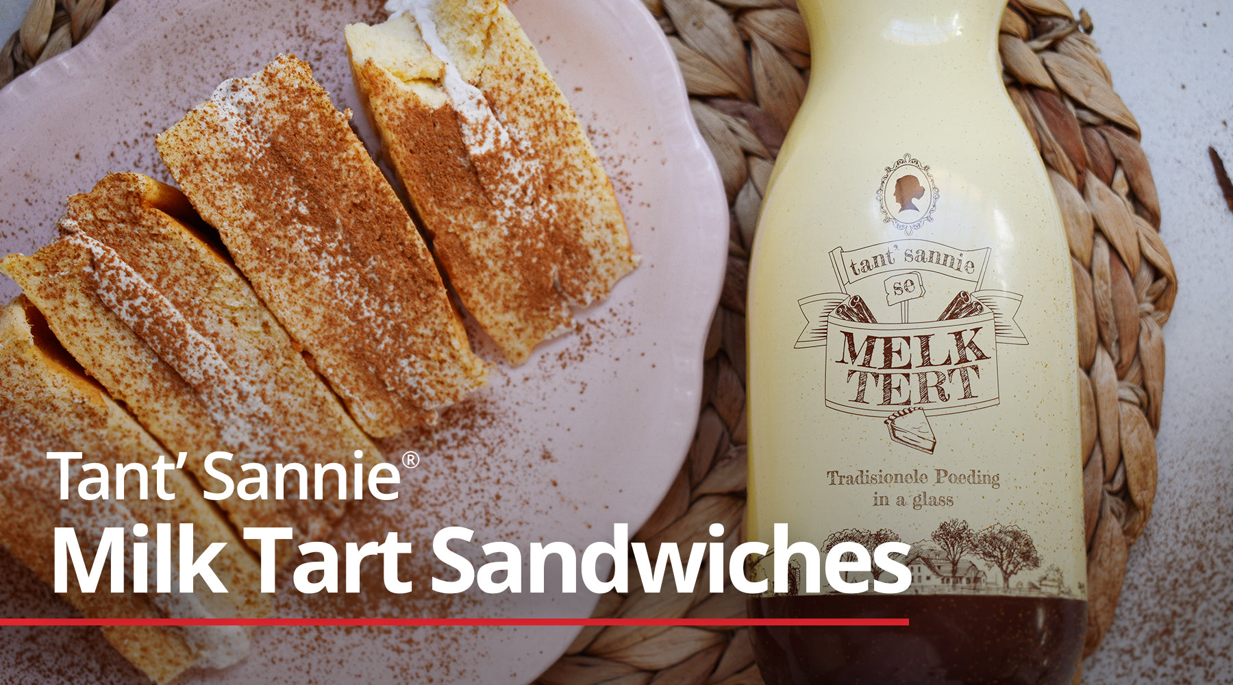 Tant’ Sannie Milk Tart Sandwiches