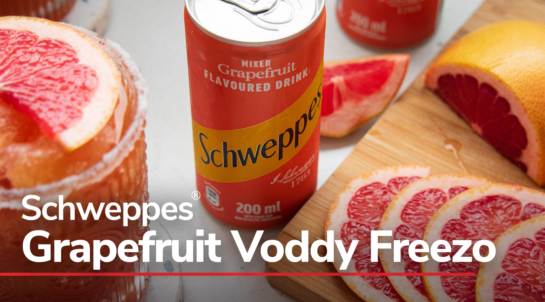 Schweppes Grapefruit Voddy Freezo