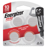 Energizer 2032 Coin Batteries 4 Pack