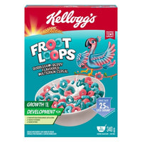 Buy Kellogg's Froot Loops Bubblegum-Berry Flavoured Cereal 340g Online