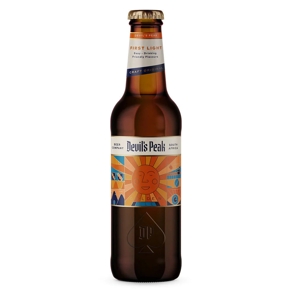 Devil's Peak Beer First Light Golden Ale 330ml 6 Pack