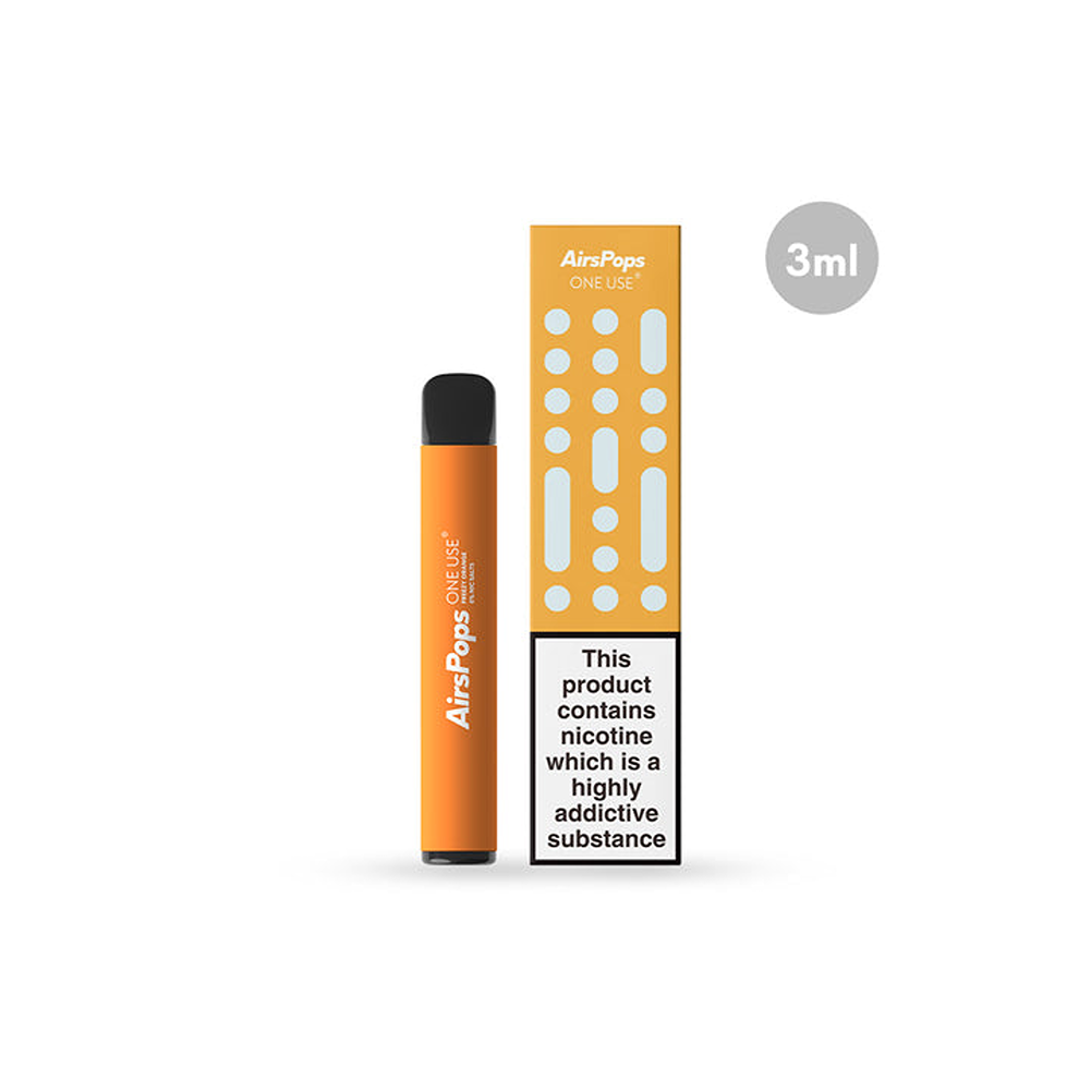 Airspops One Use 3ml - Freezy Orange 5%