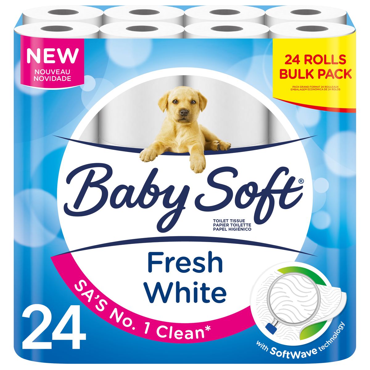 Baby Soft 2 Ply Toilet Rolls 24 Pack