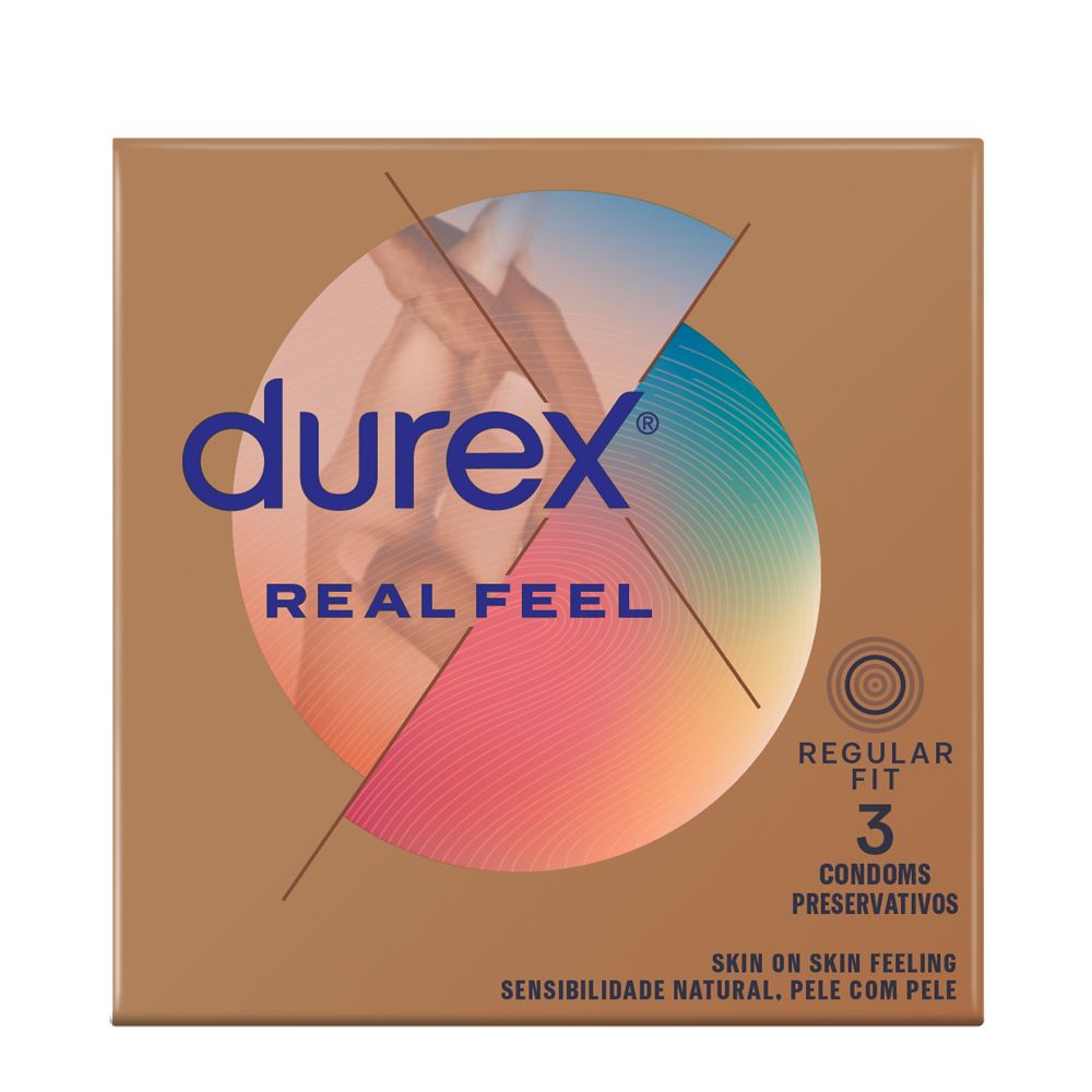 Durex Condoms Real Feel - 3 Pack