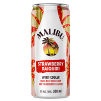 Malibu Strawberry Daiquiri 300ml Can 4 Pack