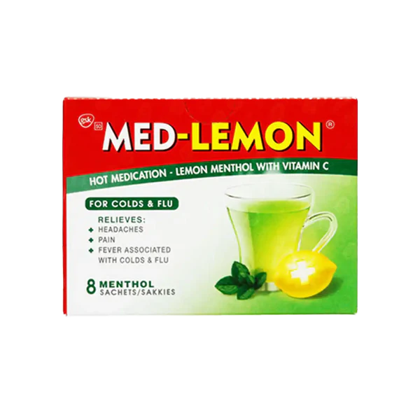 Med-Lemon Menthol - Vitamin C 8 Pack