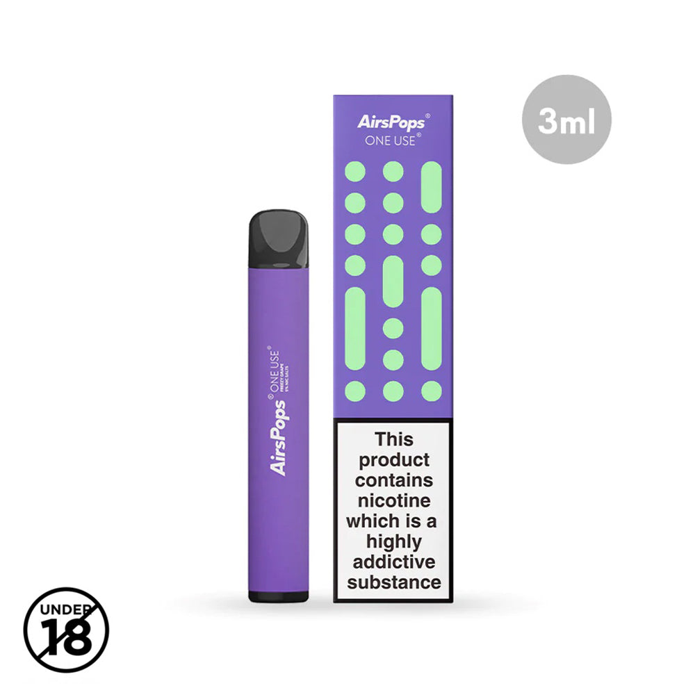 Buy Airspops One Use 3ml - Freezy Grape 5% Online
