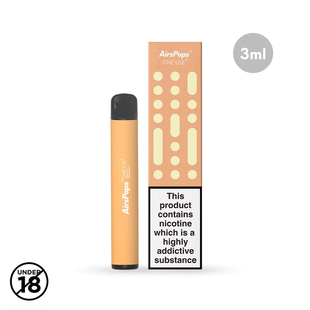 Buy Airspops One Use 3ml - Peach Ice 5% Online