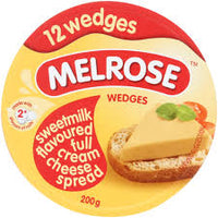 Melrose Cheese Wedges Sweetmilk 200g