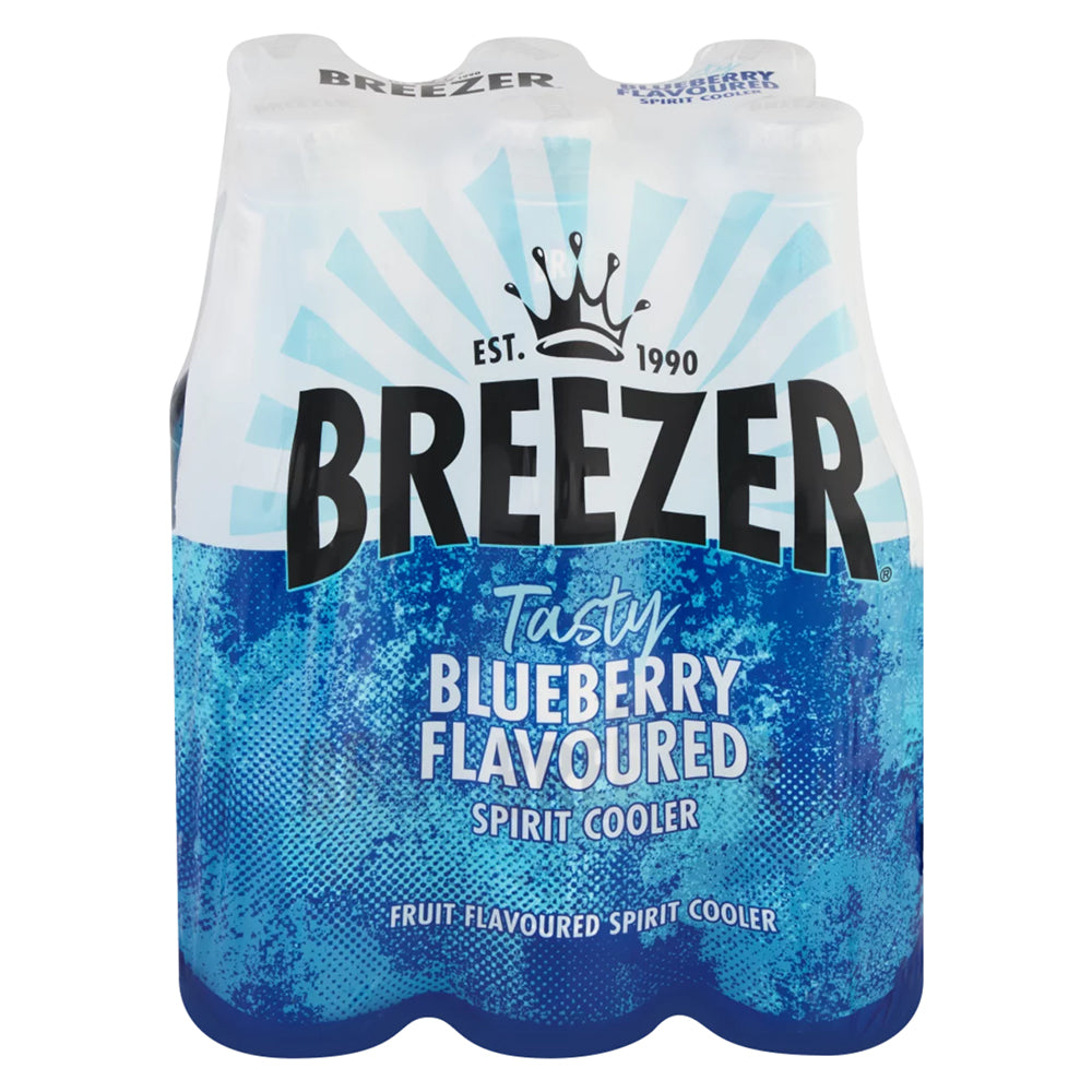 Buy Bacardi Breezer Blueberry 275ml Bottle 6 Pack Online