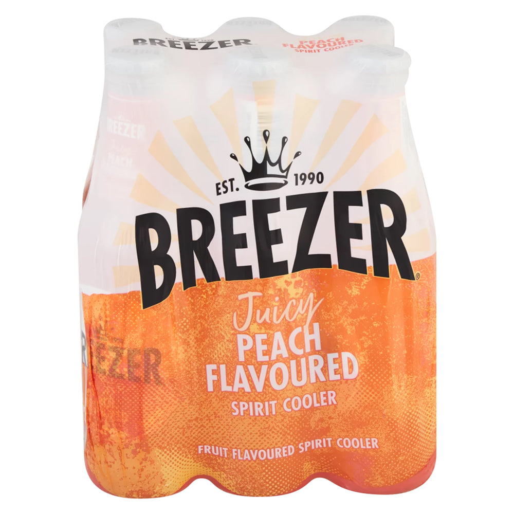 Buy Bacardi Breezer Peach 275ml Bottle 6 Pack Online