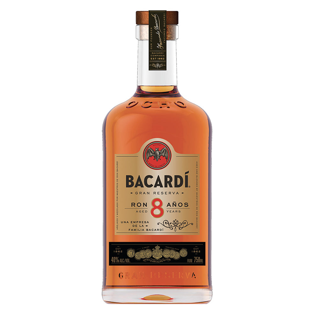 Buy Bacardi Reserva Ocho 8 Year Rare Gold Rum 750ml Online
