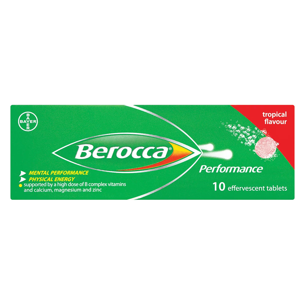 Buy Berocca Tropical Effervescent Tablets 10s Online