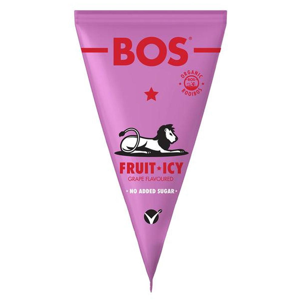 Buy BOS Fruit Icy - Grape 100ml 6 Pack Online