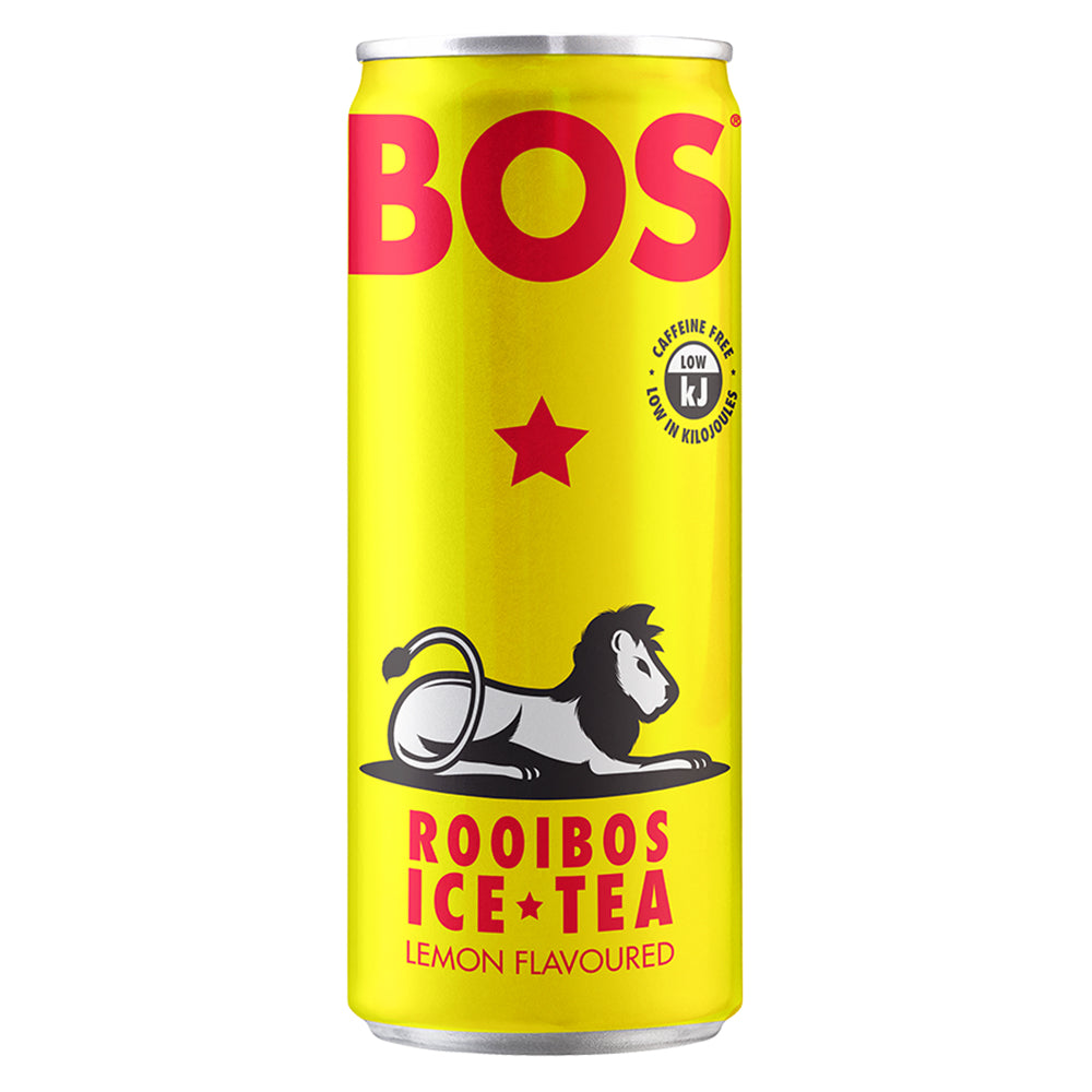 Buy BOS Ice Tea Lemon 300ml Can Online