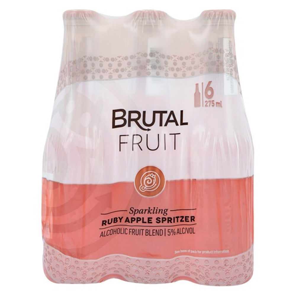 Buy Brutal Fruit Ruby Apple Spritzer 275ml 6 pack Online