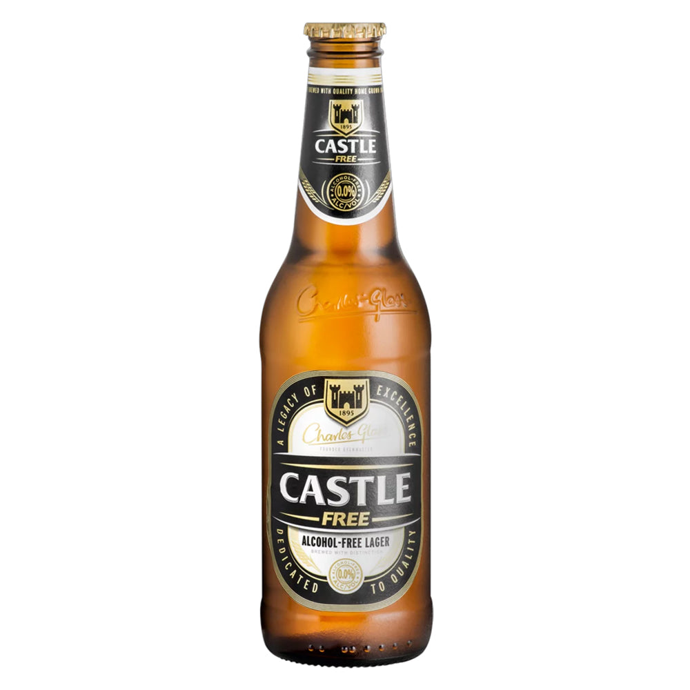 Buy Castle Free - Alcohol-Free Beer 340ml Bottle 6 Pack Online