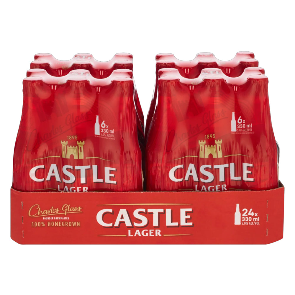 Buy Castle Lager 330ml Bottle - Case Online