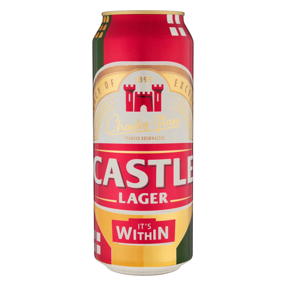 Buy Castle Lager 500ml Can - Case Online