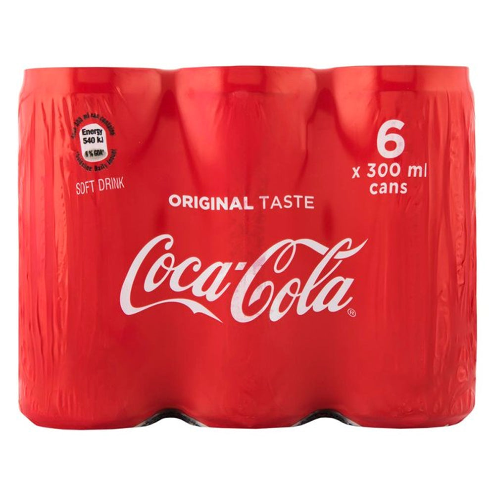 Buy Coca Cola 300ml Can 6 Pack Online