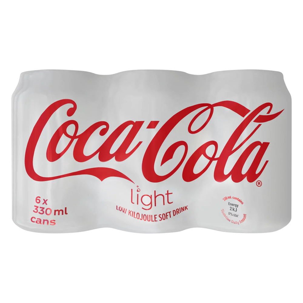 Buy Coca Cola Light 330ml Can 6 Pack Online
