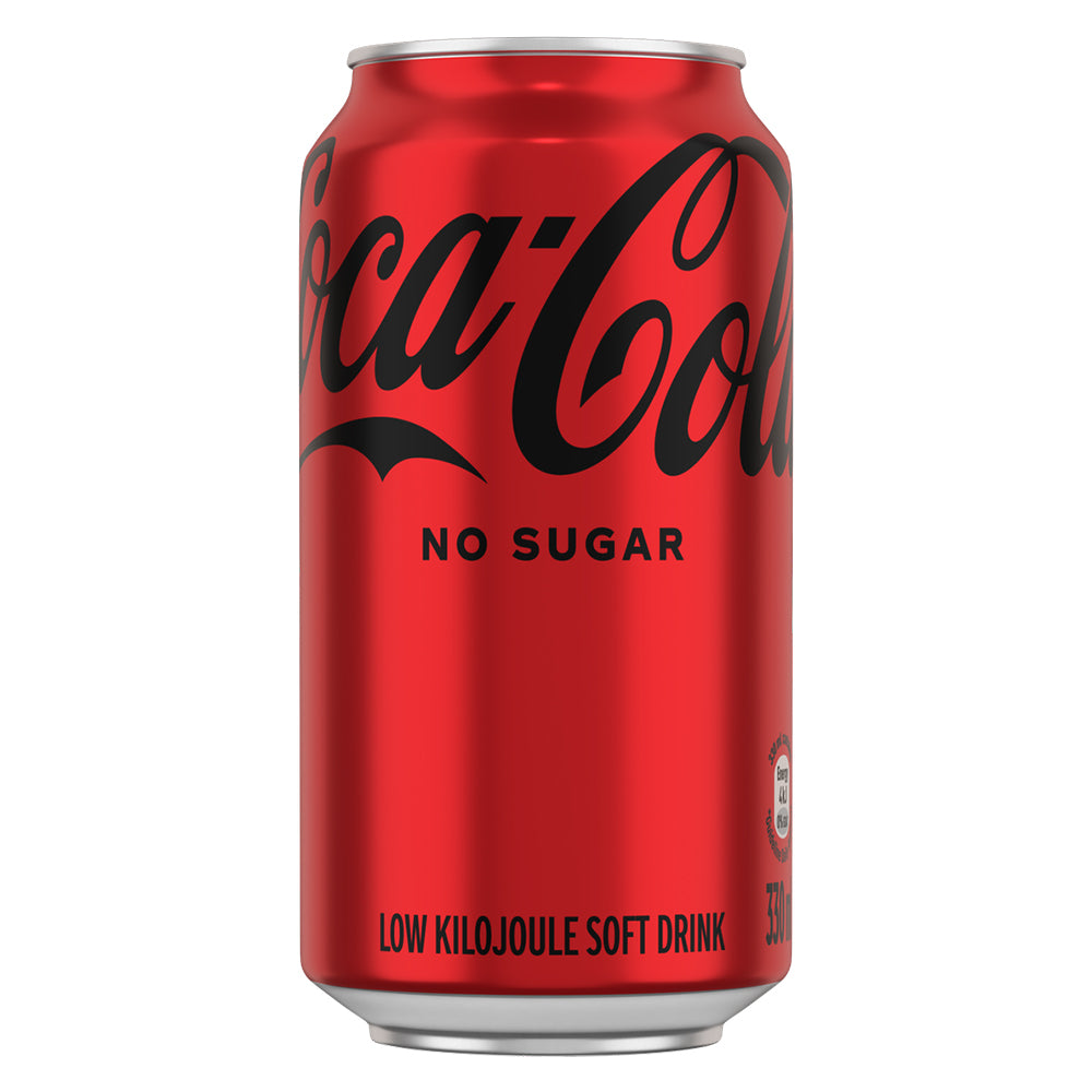 Buy Coca Cola No Sugar 330ml Can Online