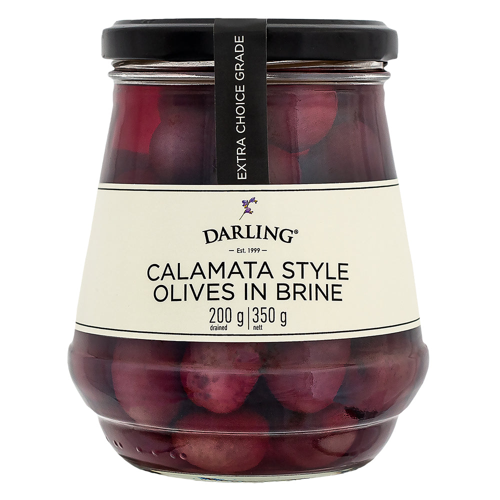 Buy Darling Calamata Olives in Brine Jar 350g Online