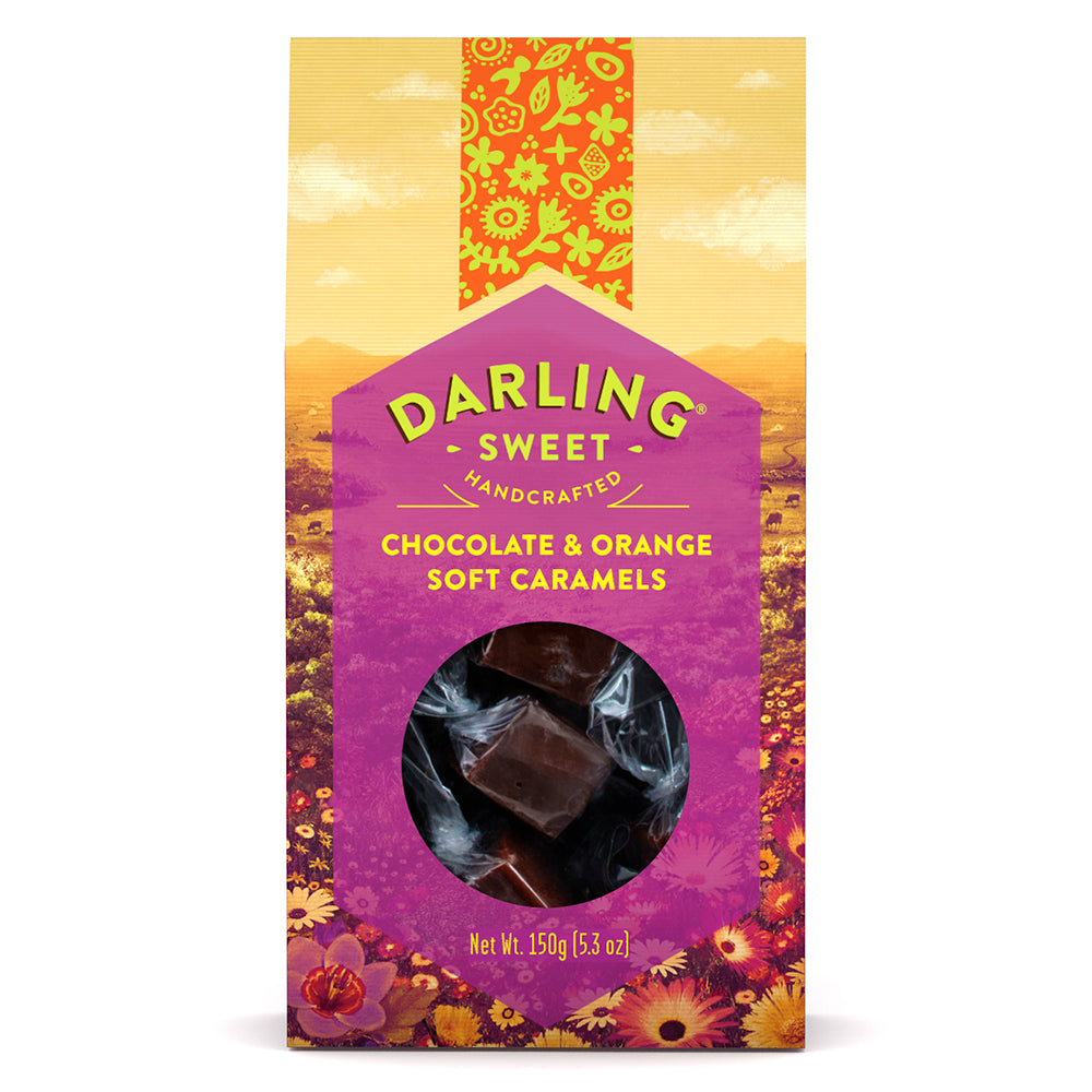 Buy Darling Sweet Chocolate & Orange Soft Caramels 150g Online