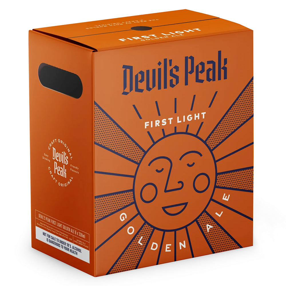 Buy Devils Peak Beer First Light Golden Ale 330ml 6 Pack Online