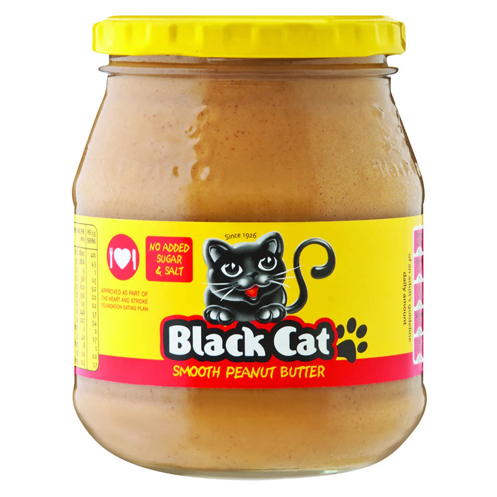 Black Cat Smooth No Added Sugar 400g