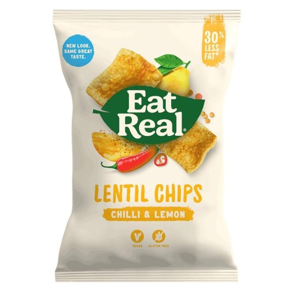 Buy Eat Real Lentil Chips - Chilli & Lemon 40g Online