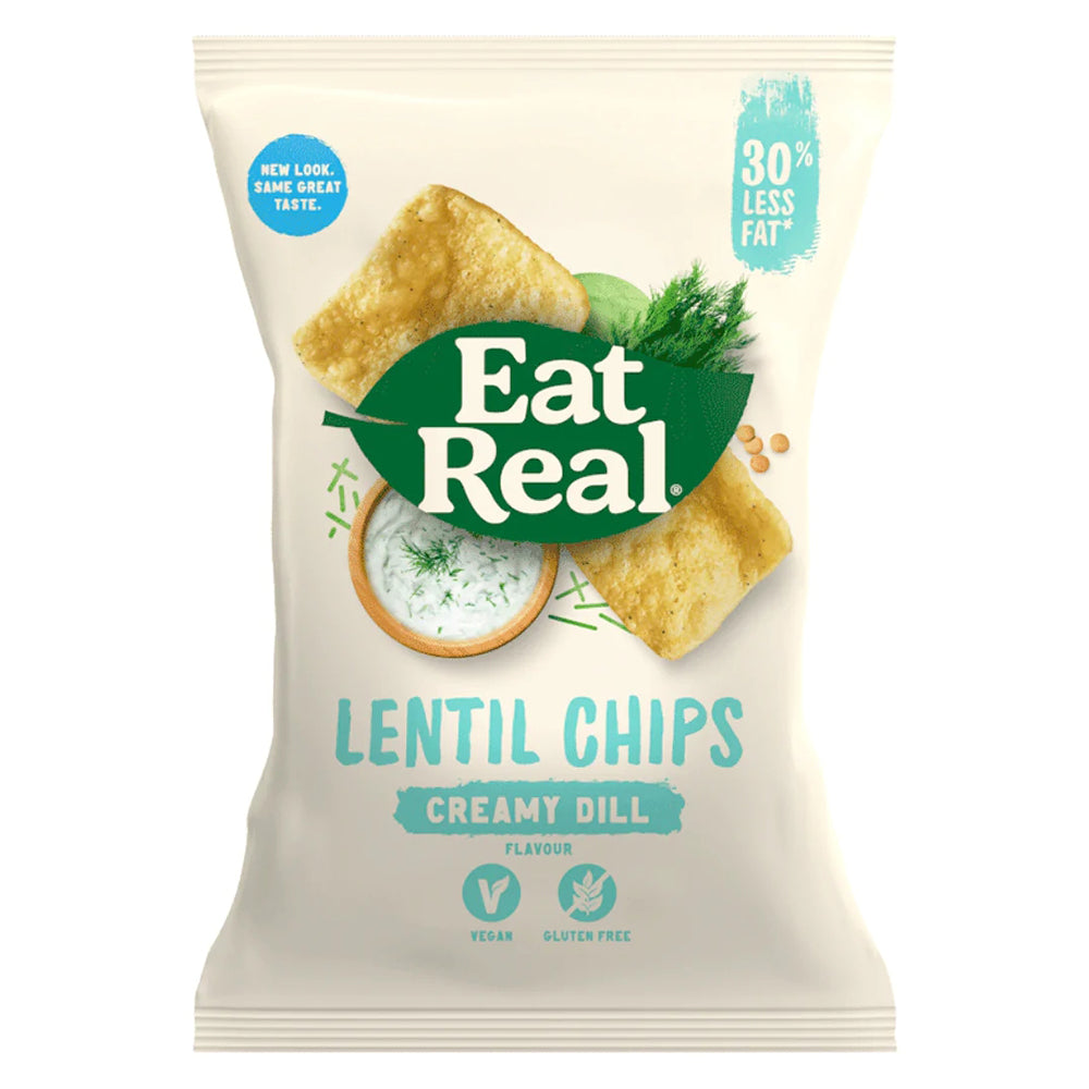 Buy Eat Real Lentil Chips - Creamy Dill 40g Online
