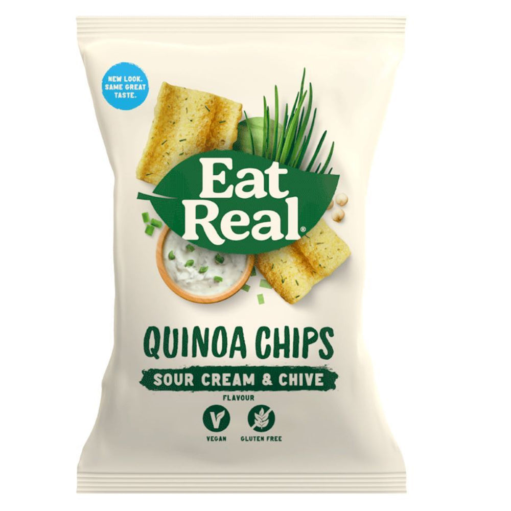 Buy Eat Real Quinoa Chips - Sour Cream & Chives 30g Online
