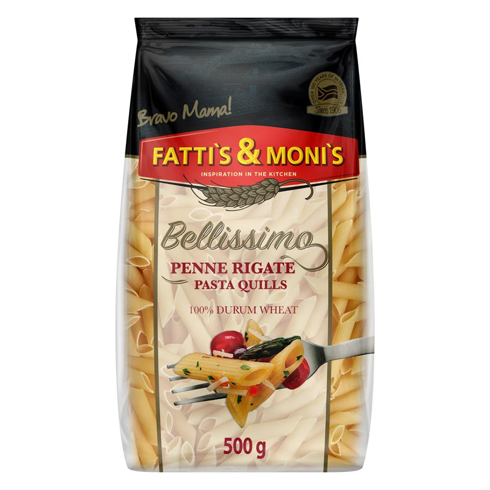 Buy Fattis & Monis Bellissimo Penne Rigata Pasta 500g Online