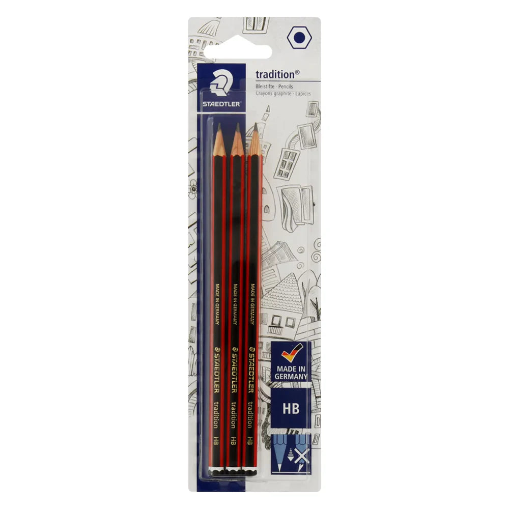 Staedtler Tradition HB Pencils 3 Pack