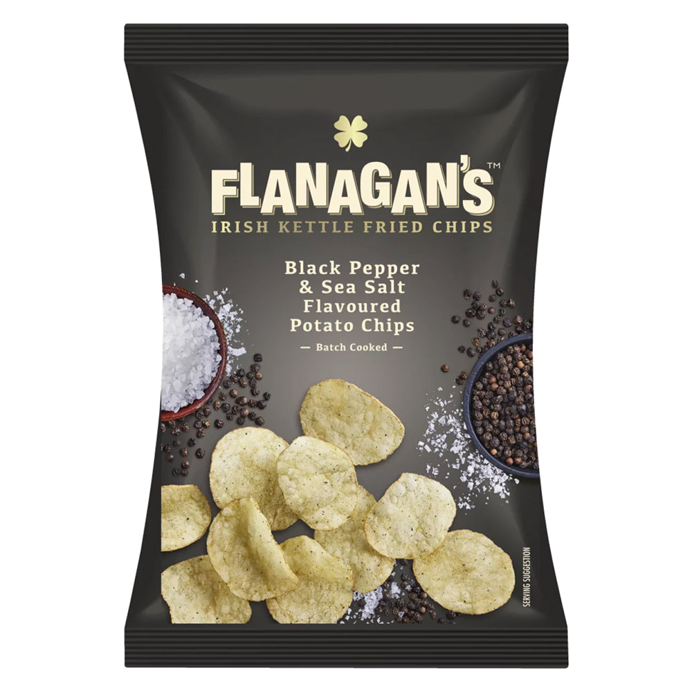 Buy Flanagans Large Black Pepper & Sea Salt Online