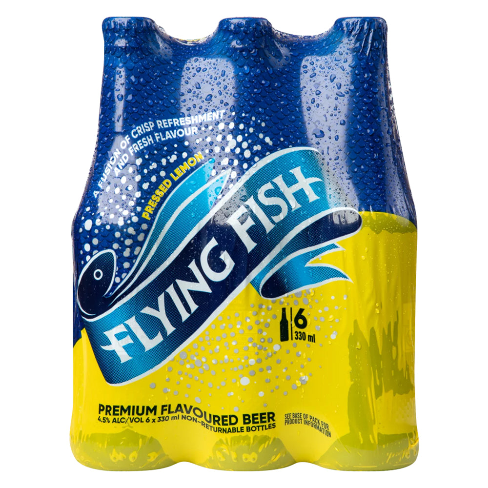 Buy Flying Fish Beer Lemon 330ml Bottle 6 Pack Online