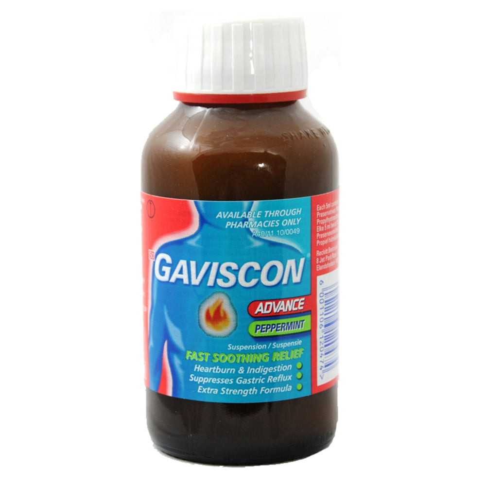 Buy Gaviscon Advance Suspension Peppermint 200ml Online