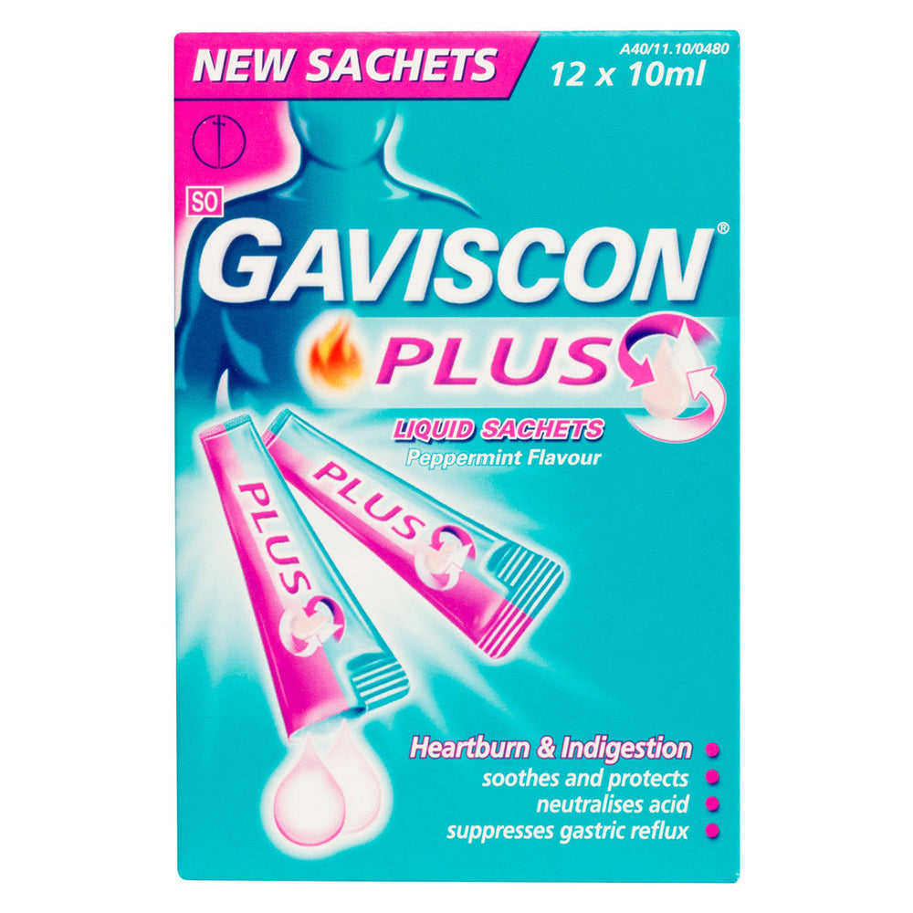 Buy Gaviscon Plus Liquid Sachets Box Online