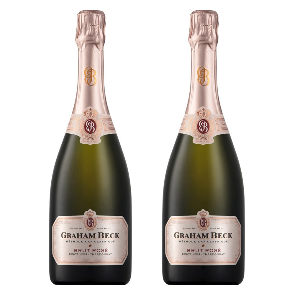 Buy Graham Beck Combo - 2 x Brut Rose NV Online