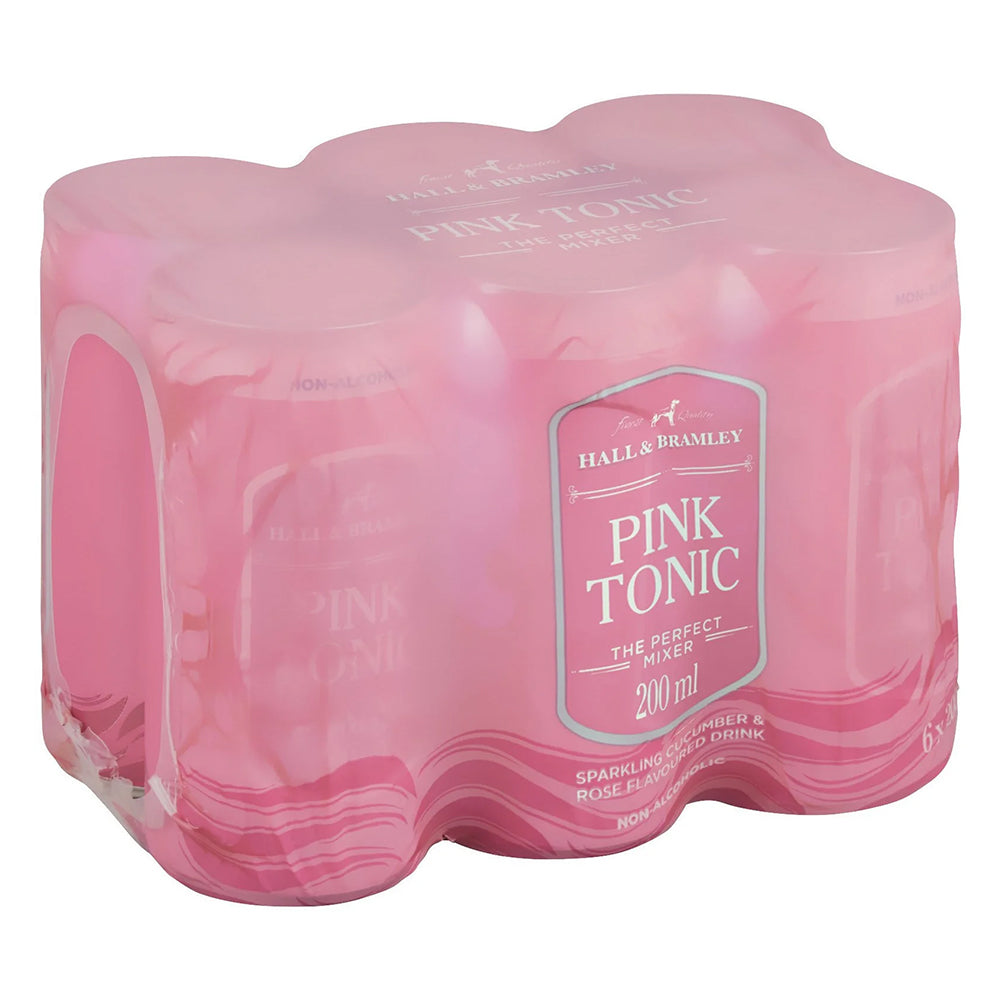 Buy Hall & Bramley Pink Tonic 200ml Can 6 Pack Online