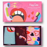 Buy Happy Socks - 3 Pack Single Ready To Mingle Socks Gift Set Online