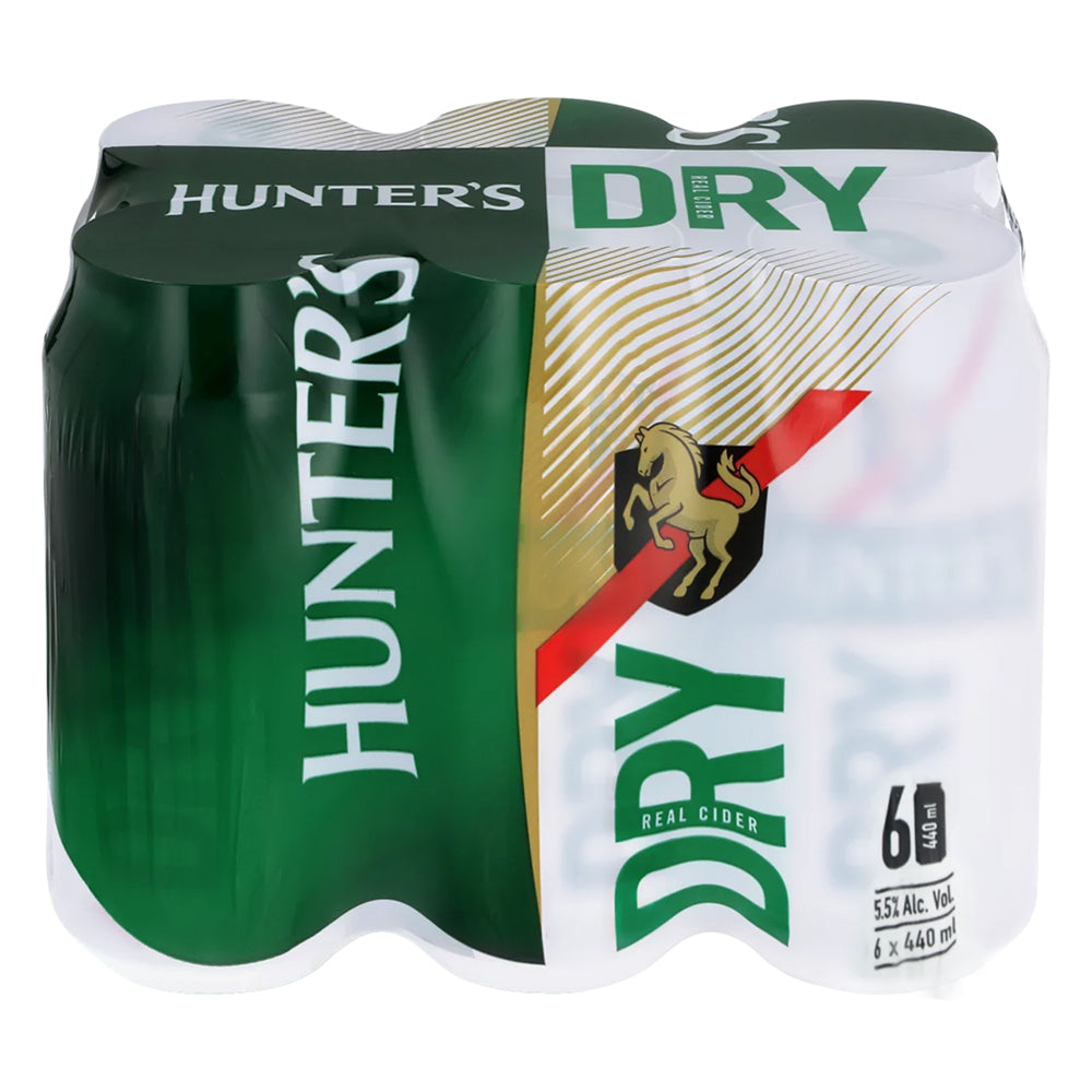 Buy Hunters Dry 440ml Can 6 Pack Online