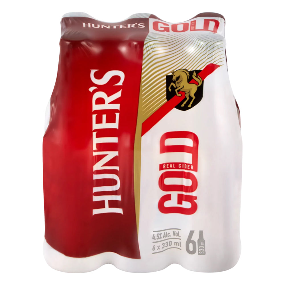 Buy Hunters Gold Cider 330ml Bottle 6 pack Online