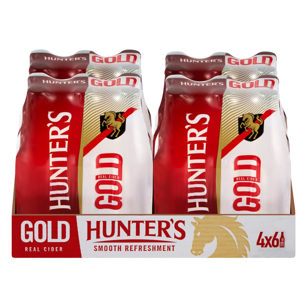 Buy Hunters Gold Cider 330ml Bottle - Case Online