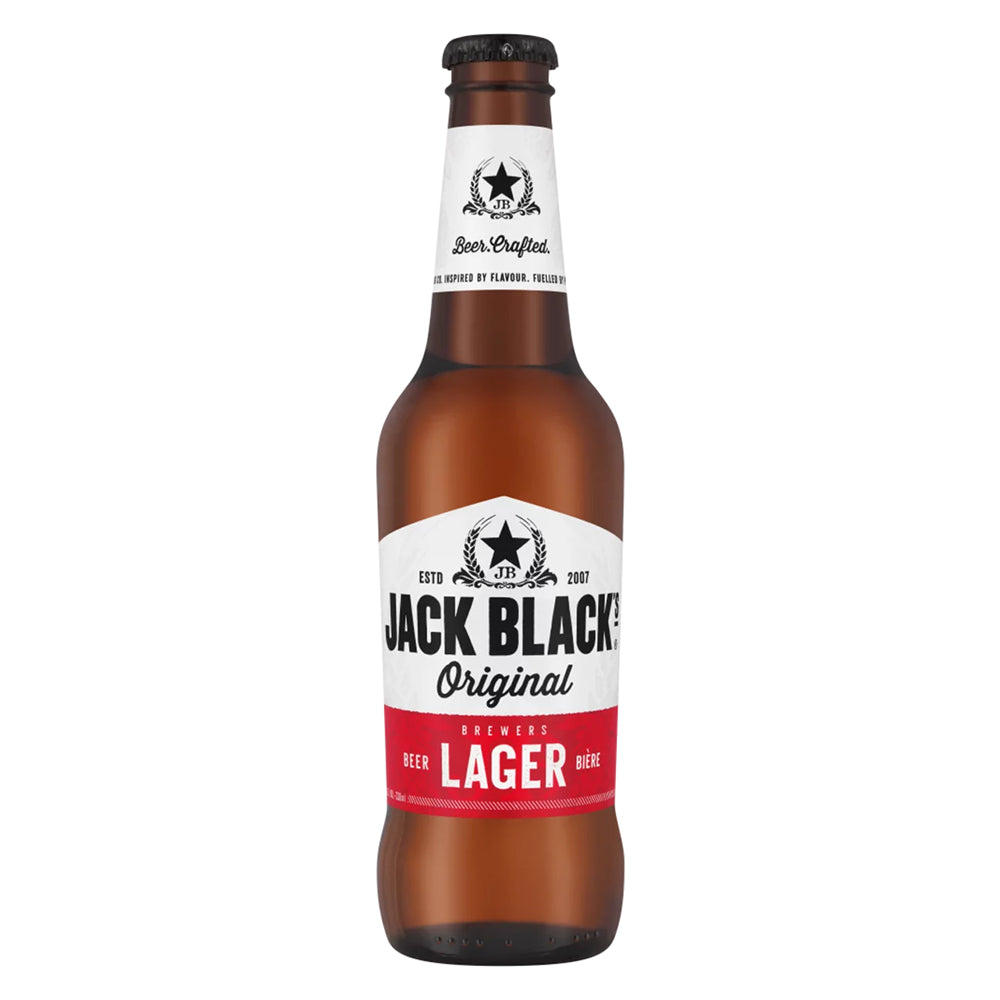 Buy Jack Black Beer - Brewers Lager 330ml Bottle 6 Pack Online