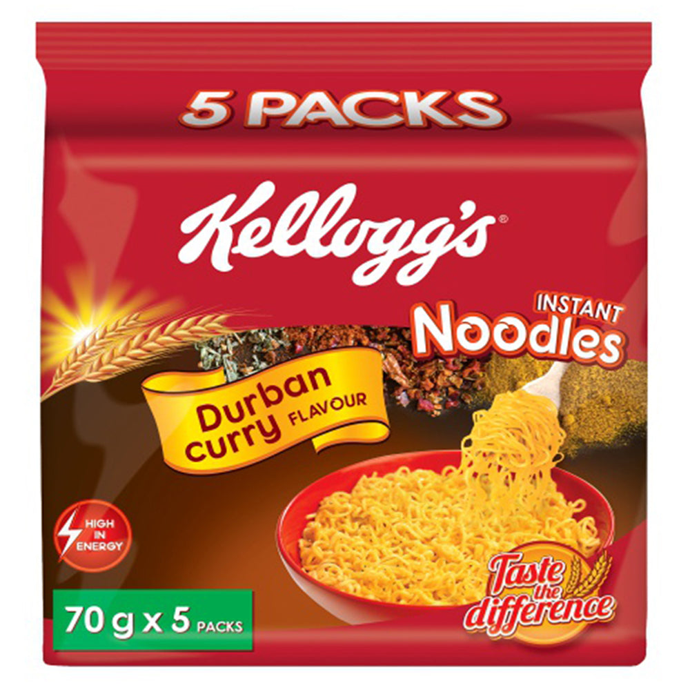 Buy Kellogg's Instant Noodles Durban Curry - Multi Pack Online