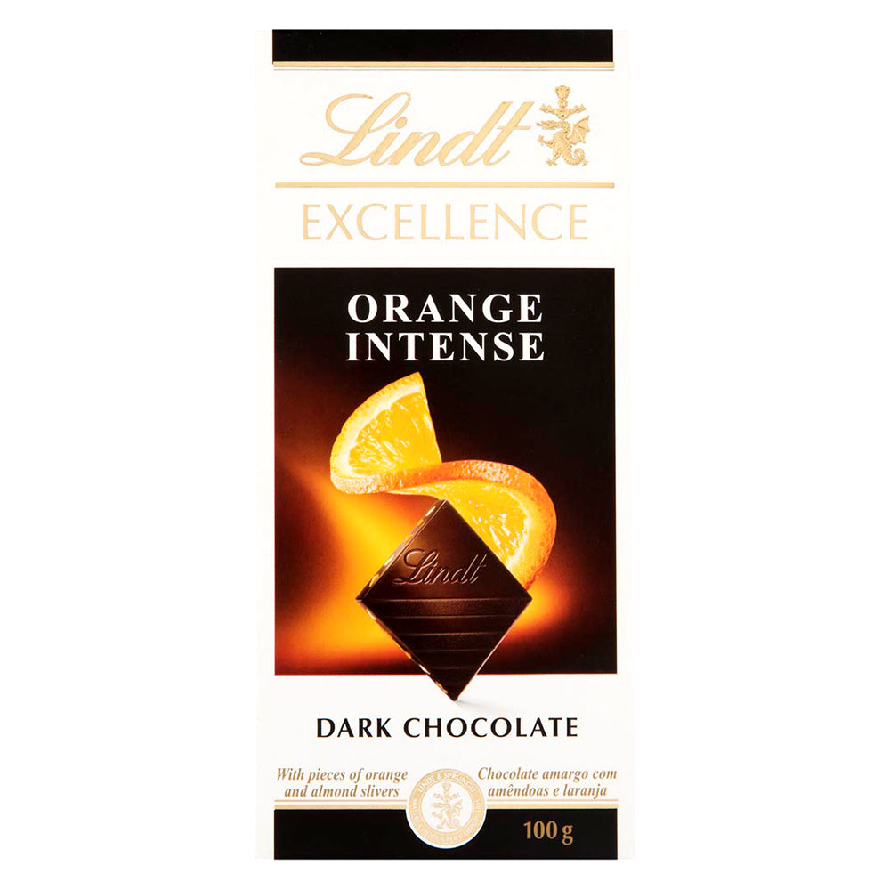 Buy Lindt Excellence Intense Orange Dark Chocolate 100g Online